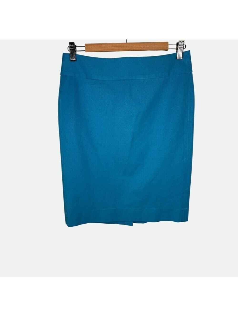 Banana Republic Blue Yellow Fitted Pencil Skirt Size 6